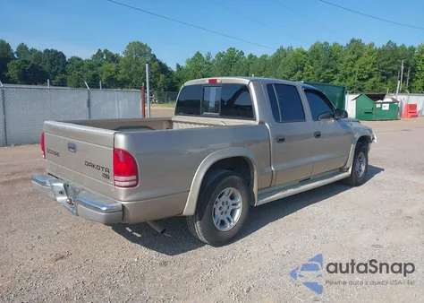 2003 Dodge Dakota Slt from USA, damaged, VIN 1D7HL48N33S170210